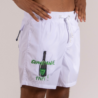 SWIMWEAR CHAMPAGNE PAPI | WHITE