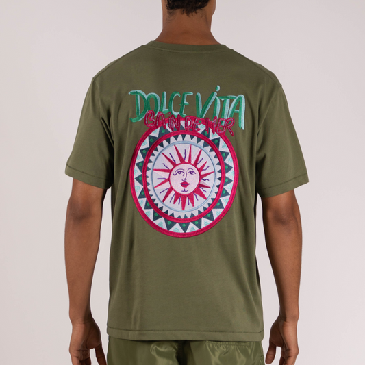 T-SHIRT DOLCE VITA SUN | MILITARY GREEN