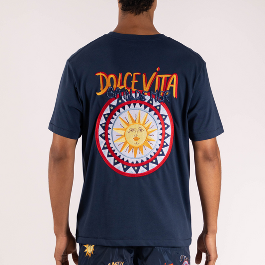 T-SHIRT DOLCE VITA SUN | NAVY