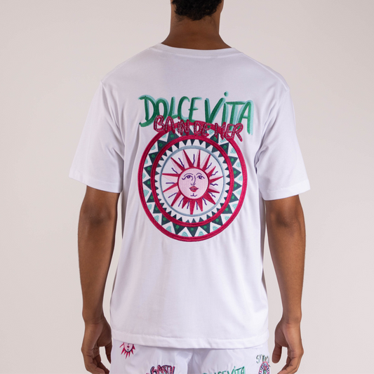 T-SHIRT DOLCE VITA SUN | WHITE