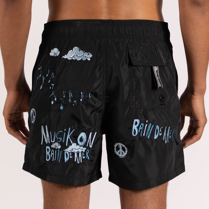 SWIMWEAR MUSIK ON BAINDEMER | BLACK
