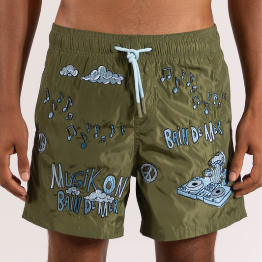 SWIMWEAR MUSIK ON BAINDEMER | MILITARY GREEN