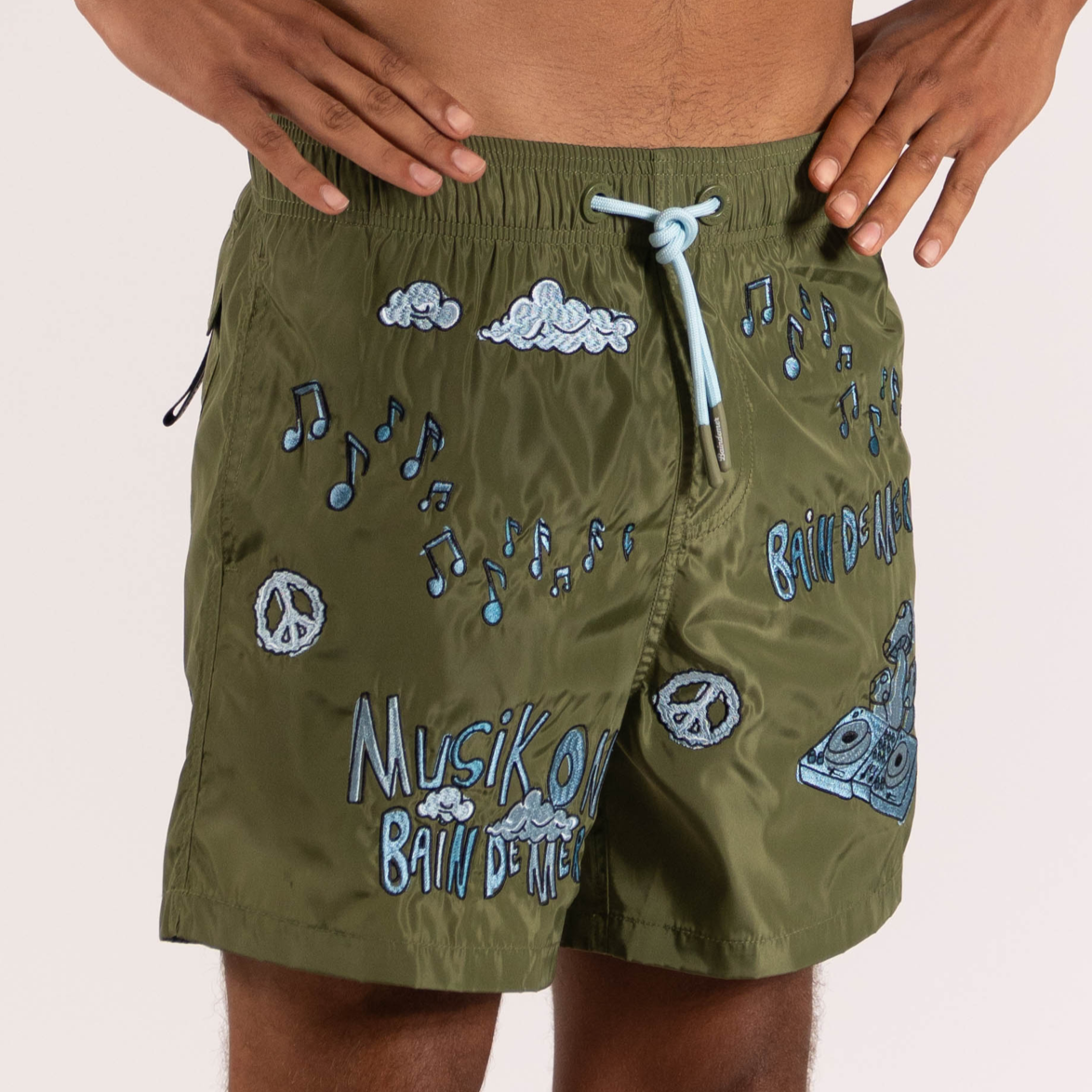 SWIMWEAR MUSIK ON BAINDEMER | MILITARY GREEN