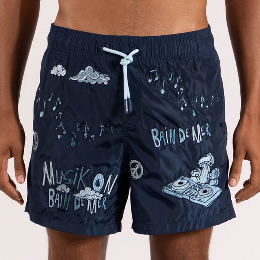 SWIMWEAR MUSIK ON BAINDEMER | NAVY