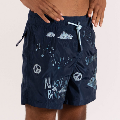 SWIMWEAR MUSIK ON BAINDEMER | NAVY