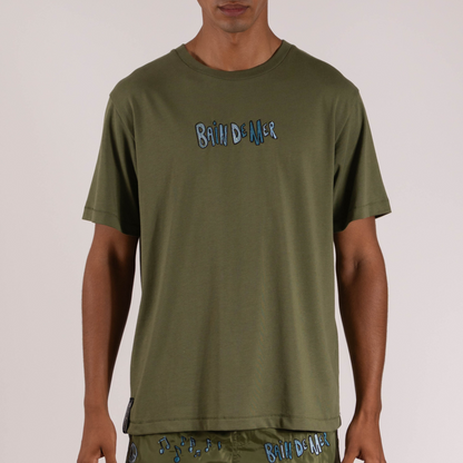T-SHIRT MUSIK ON BAINDEMER | MILITARY GREEN