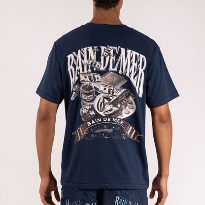 T-SHIRT BILLIONAIRE SOCIAL CLUB | NAVY