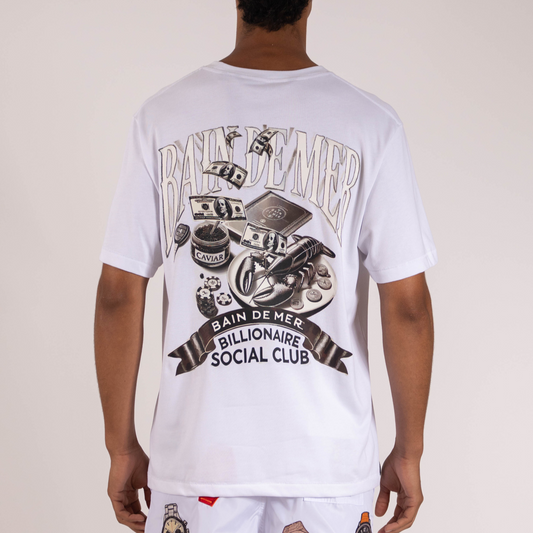 T-SHIRT BILLIONAIRE SOCIAL CLUB | WHITE