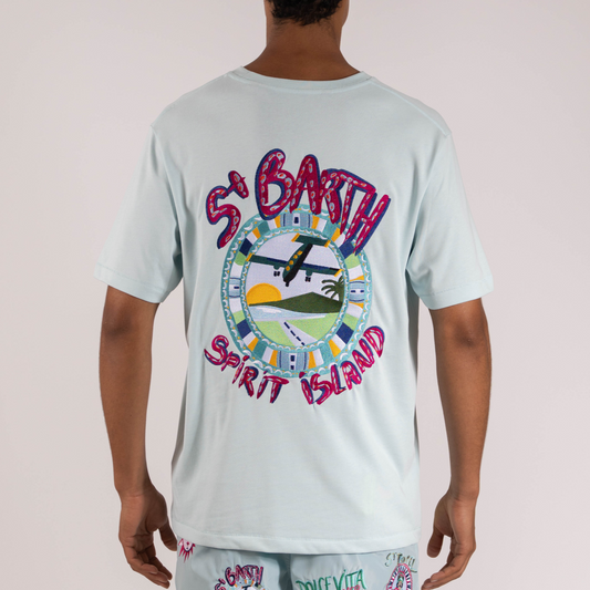 T-SHIRT ST BARTH | SKY BLUE