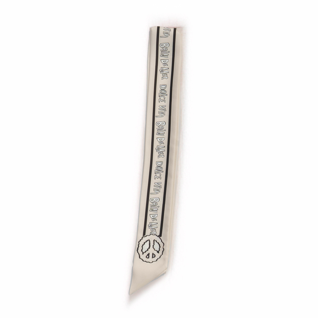 SILK BELT WHITE BDM