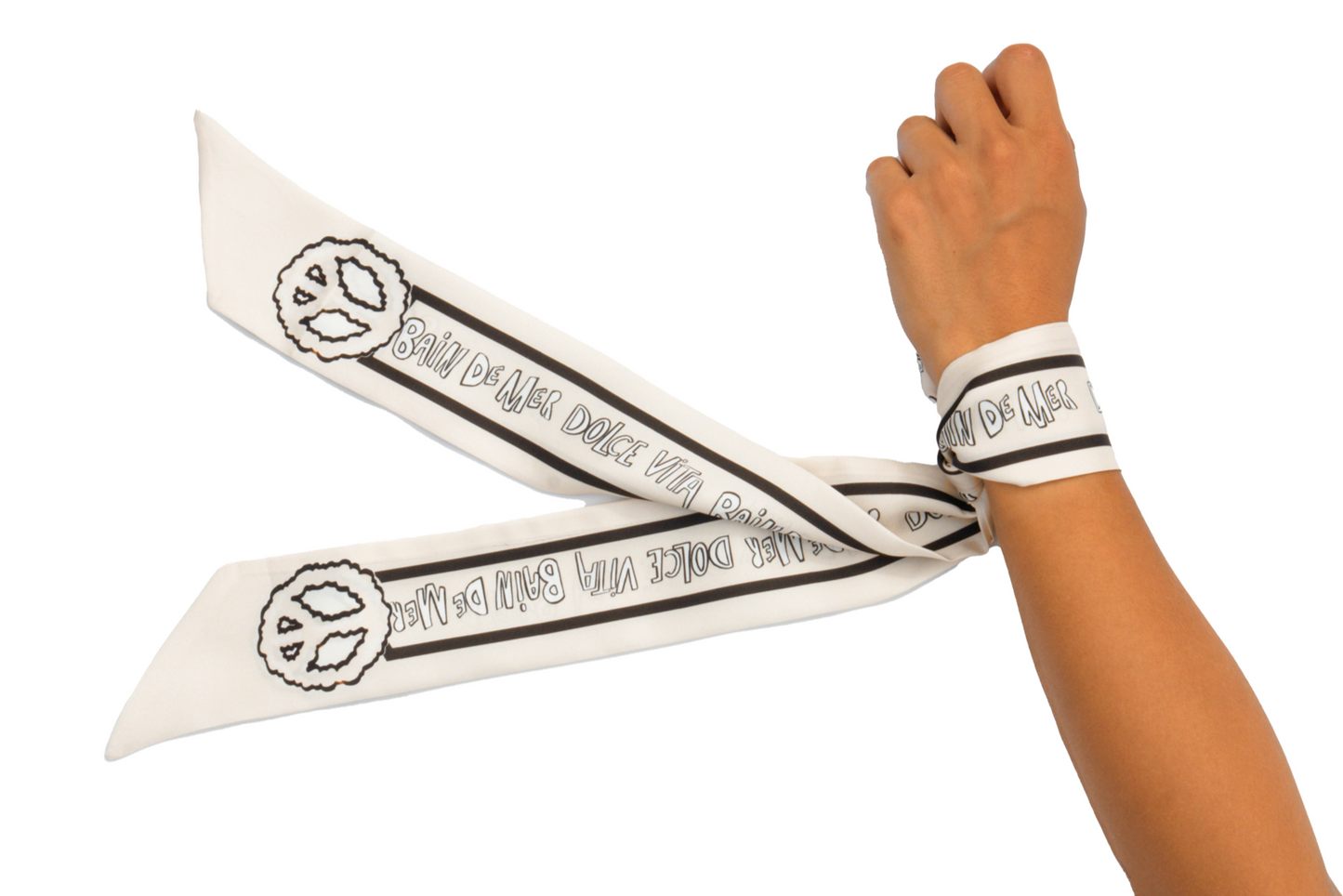 SILK BELT WHITE BDM