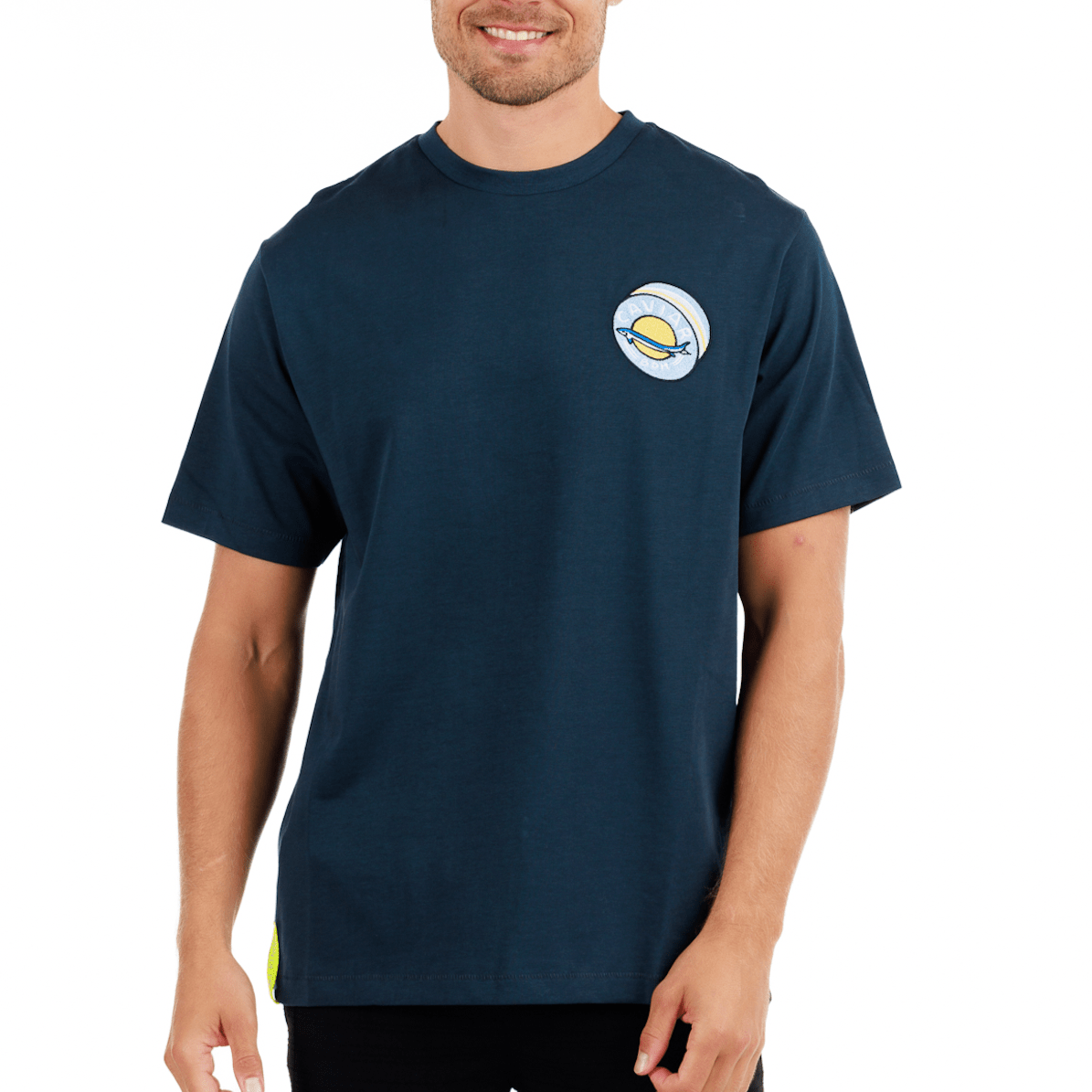 ALLARD NAVY BLUE | Oversized Cotton T-Shirt AZUL