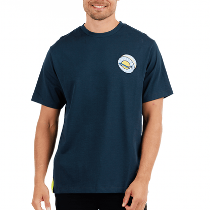 ALLARD NAVY BLUE | Oversized Cotton T-Shirt AZUL